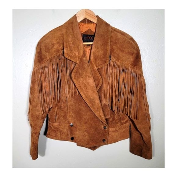 g4000 Jackets & Blazers - G400 - Leather Fringe Coat
